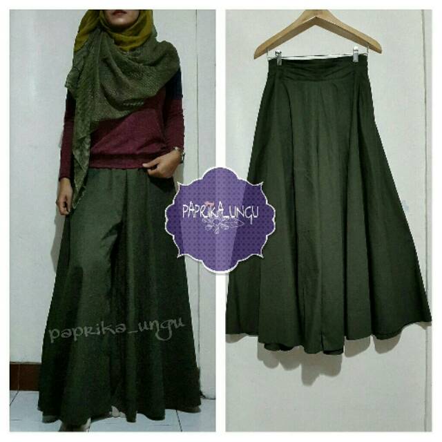 Kulot Lebar Premium (koleksi warna Hijau)