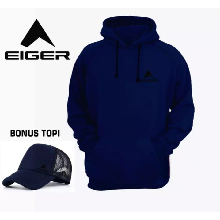 BONUS TOPI..!!! Sweater Hoodie Terkeren 01 Logo Premium Text Hitam