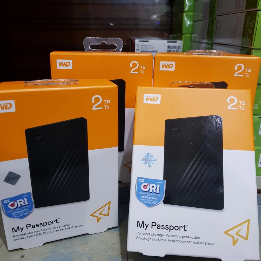 Hardisk external WD my pasport 2 tera /2TB