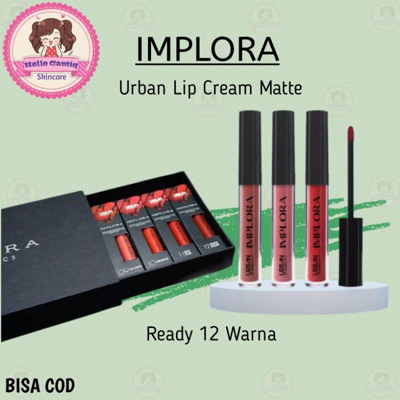 lipstik implora lipcream lipmatte implora murah ori