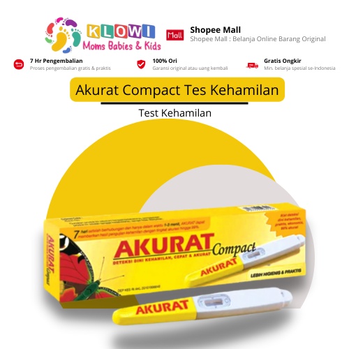 (Original) Akurat Compact Tes Kehamilan / Tespek / Tespek Akurat Exp Lama Termurah