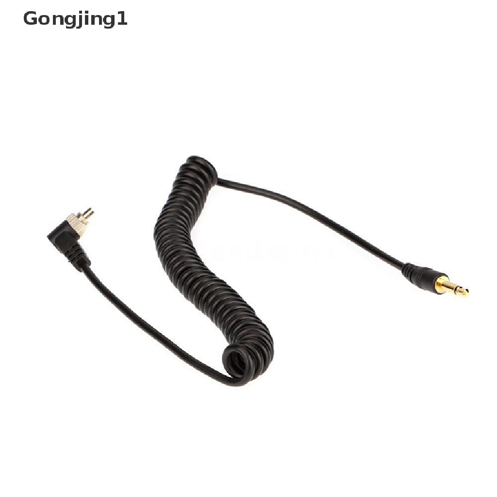 Gongjing Kabel Sinkronisasi Flash Pc Ke Male Ukuran 1.5 mm Untuk Studio Foto