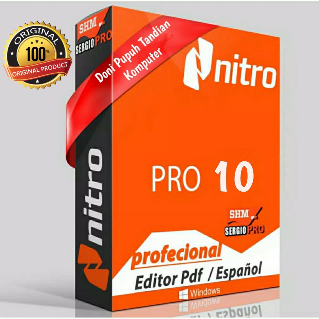 Nitro Pro PDF 10 Original Lifetime