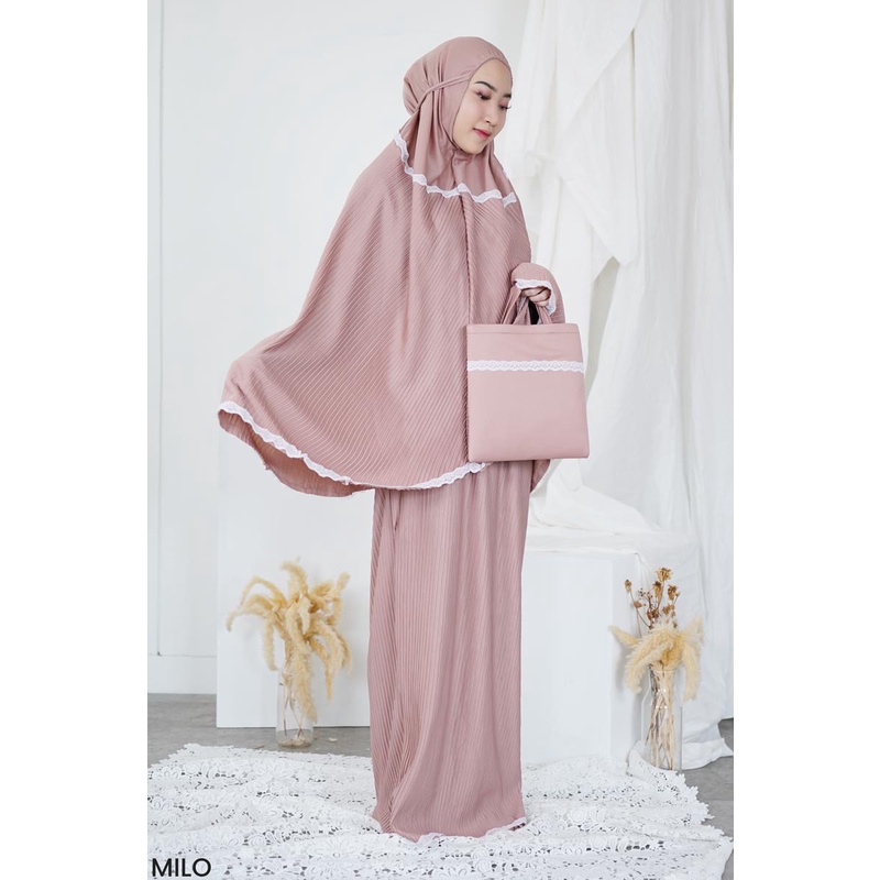 Mukena Plisket PREMIUM // Ana Mukena Plisket