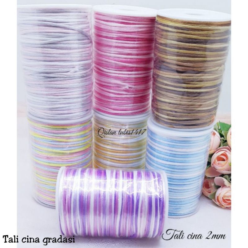 Tali cina gradasi kemasan roll