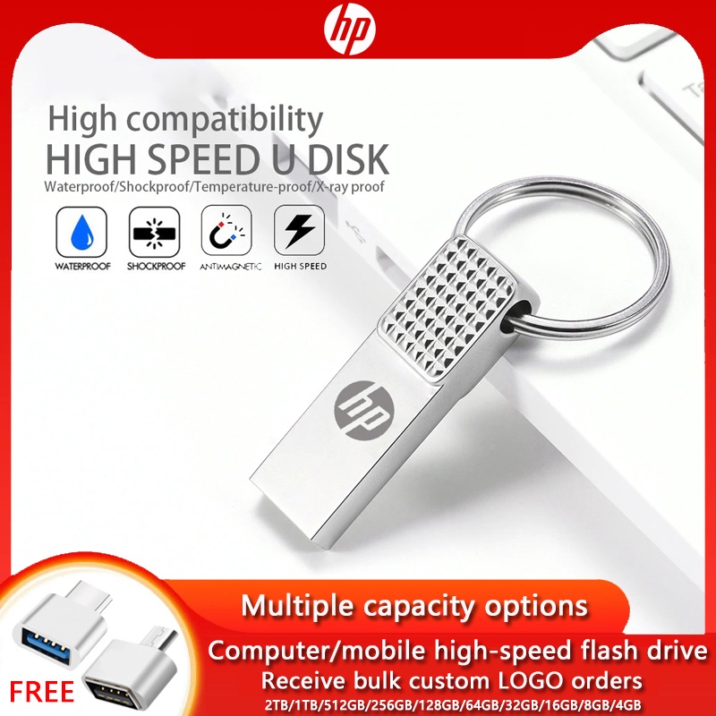 Hewlett-Packard Hp Flashdisk Usb 4GB / 8GB / 16GB / 32GB / 64GB / 128GB / 256GB / 512GB / 1TB / 2TB