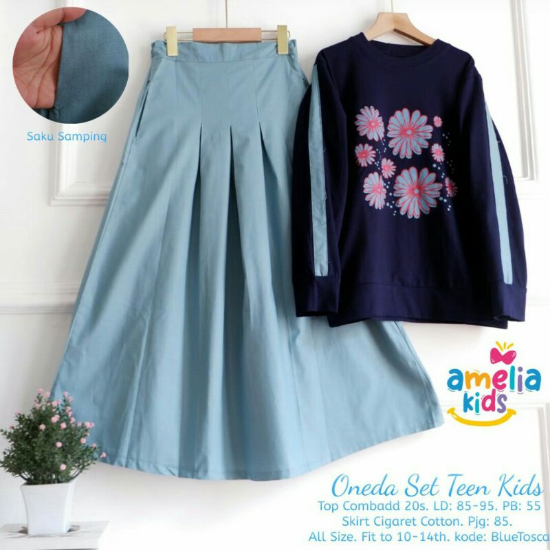 ONEDA, TRILY Set Kids Dress Ori Amelia