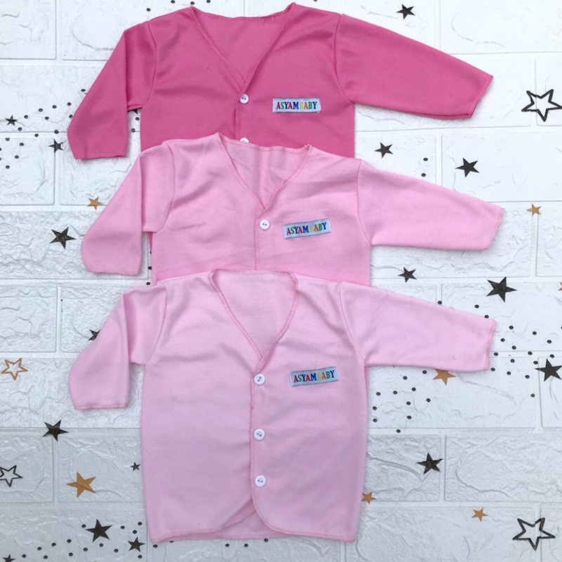 3 PCS Baju Bayi Perempuan Lengan Panjang Baru Lahir Baju Newborn DNW baby