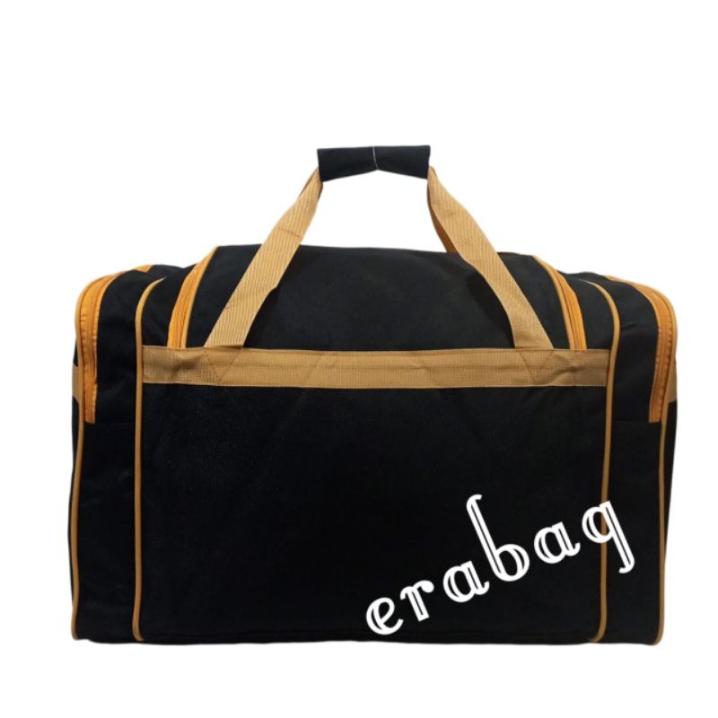 Tas Pakaian Travel Bag Jumbo Hitam SPORTEX Selempang Jinjing 0202