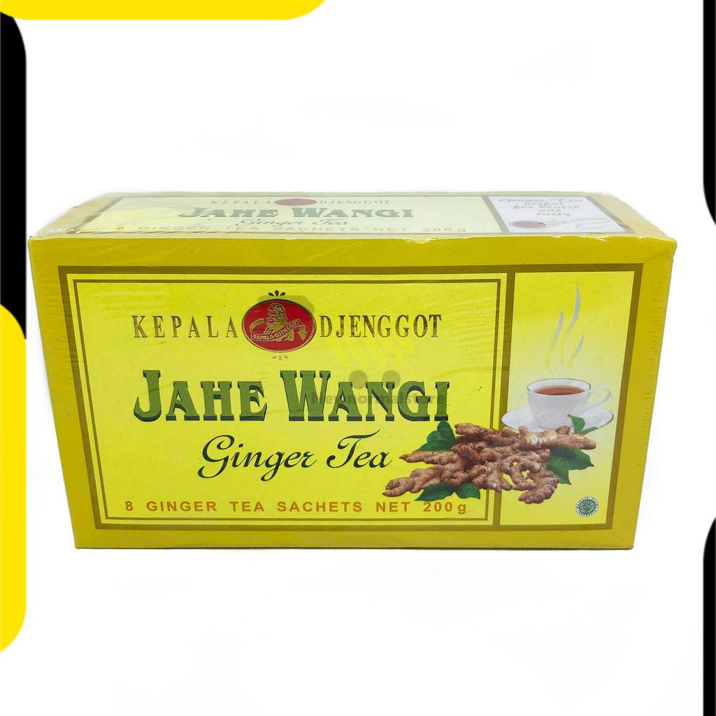 

TEH JAHE WANGI CAP KEPALA DJENGGOT 200gr / GINGER TEA SACHETS