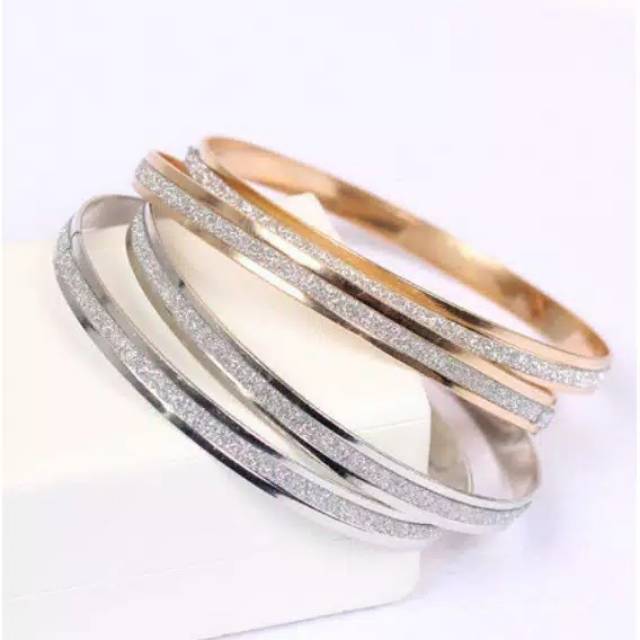 Medan Termurah kd07 Korean style Gelang Blink Fashion Gold &amp; Silver