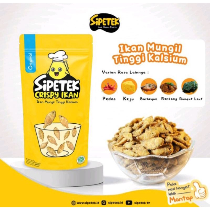 

SiPetek Lauk Pauk Anak, Sipetek crispy ikan, tanpa msg