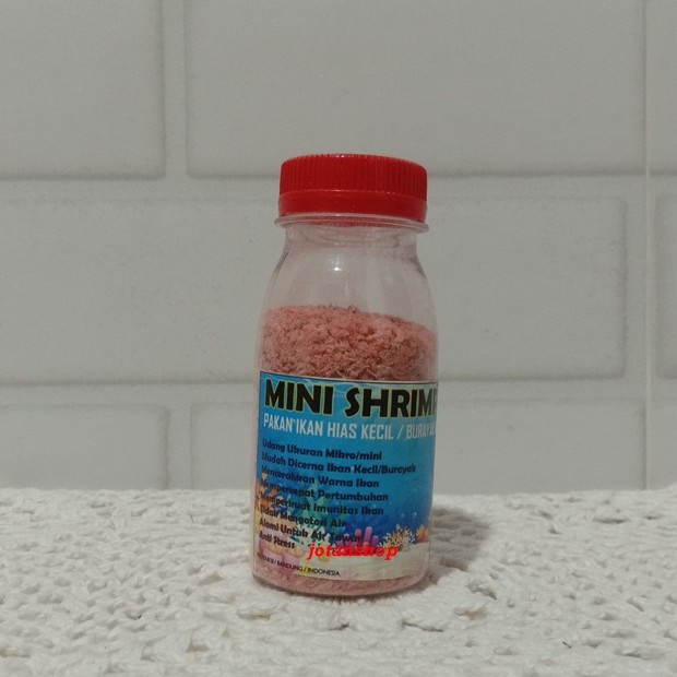 MINI SHRIMP MASTER 30 GR MAKANAN PAKAN IKAN HIAS CUPANG GUPPY LOUHAN 30gr