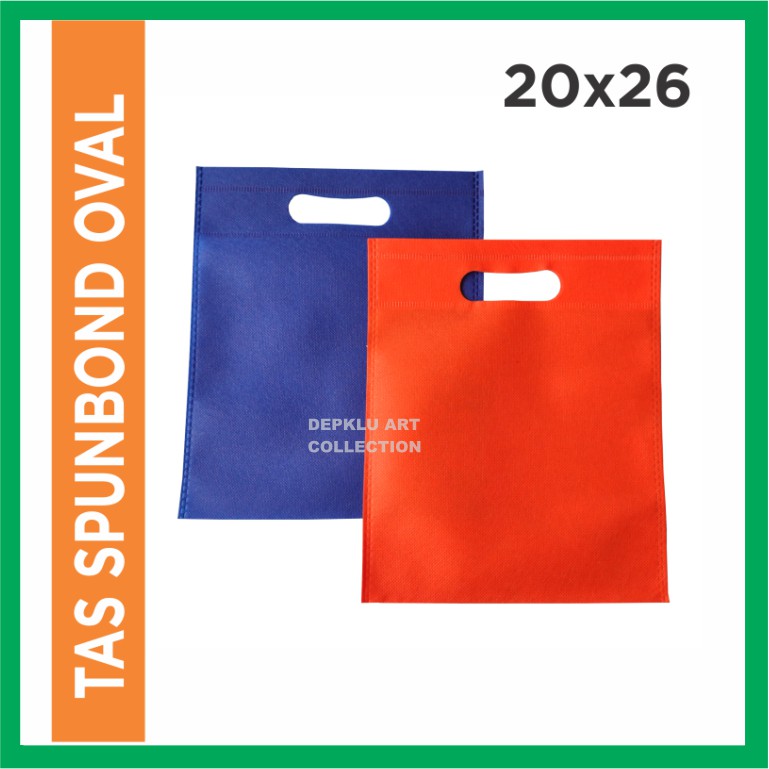 Tas spunbond oval 20x26 -  Goodie bag plong Tas souvenir