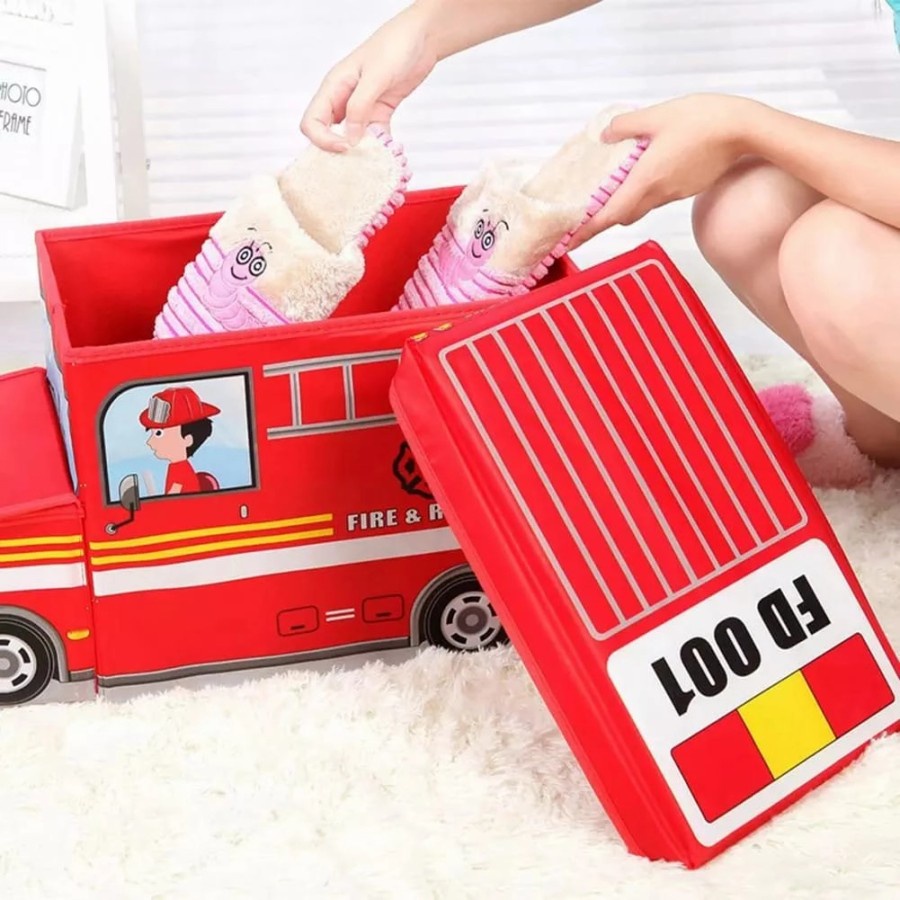 TOYS BOX STORAGE Kotak Tempat Penyimpanan Mainan Anak Serbaguna Toy Box Container Stool