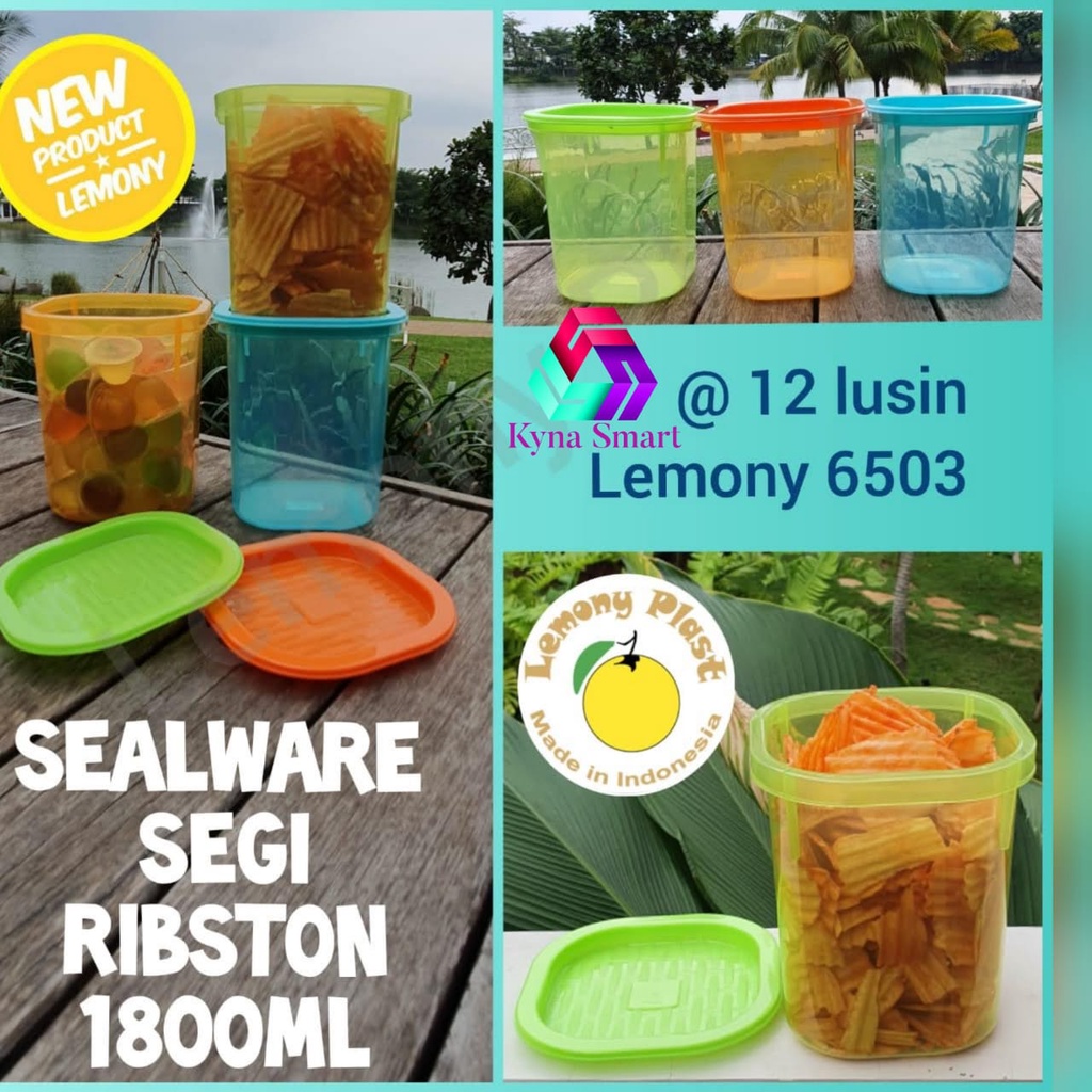 6 PCS Toples Lemony Ribston M - Sealware Polos 1800 ML