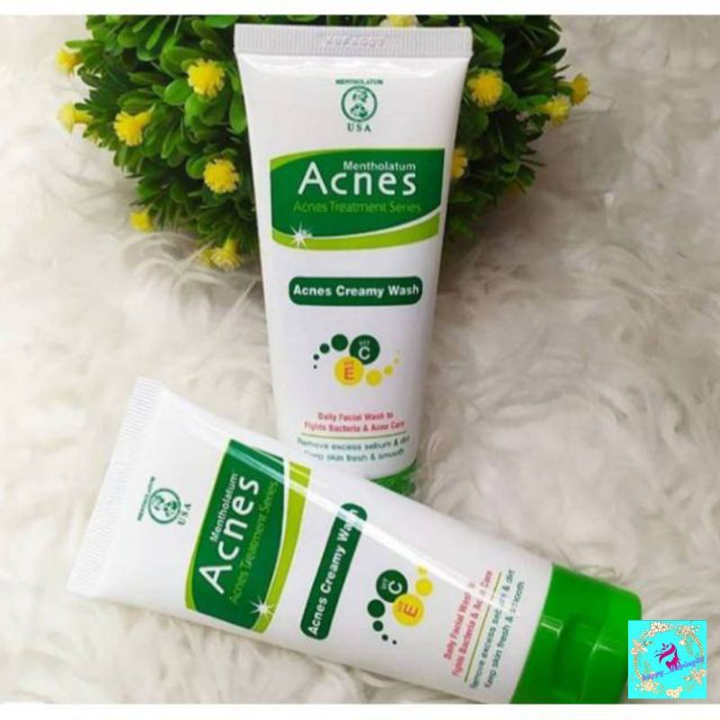 ✿ELYSABETHME✿ 𝖆𝖈𝖓𝖊𝖘 ACNES Creamy face wash sabun wajah facial mengobati jerawat acne pembersih muka