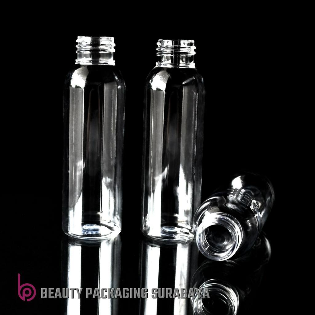 [BOTOL SAJA 25 PCS] Botol Plastik PET 100ml BR Bening