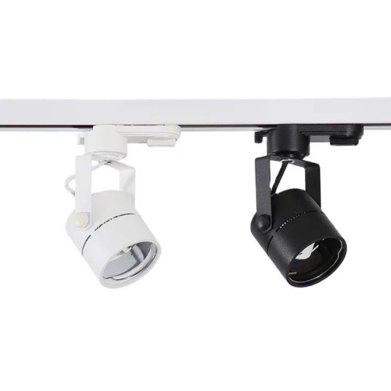 Kap Lampu sorot Plafond / Rel fitting MR16/ lampu sorot cafe/distro model rel/plafon mr16