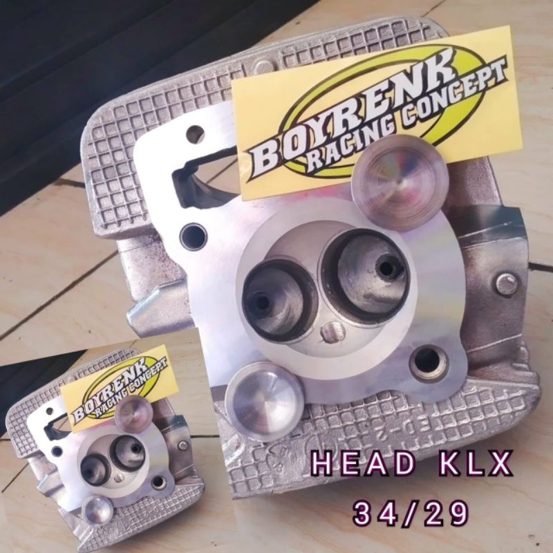 HEAD/KOP KLX UKURAN KLEP 31.5/27-33/28-34/29 - BOYRENK RACING