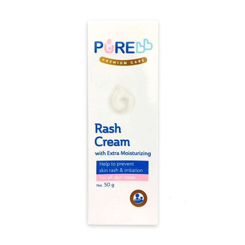 PURE Baby Rash Cream 50gr 50 gr (Krim Anti Ruam Bayi)