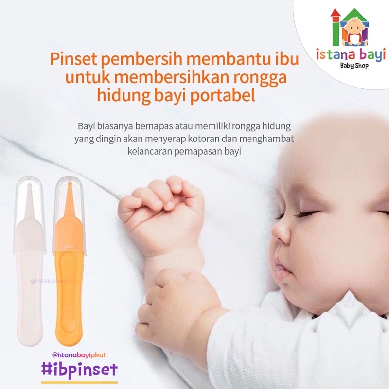 Pinset Bayi Pembersih Hidung Bayi / Penjepit Kotoran Hidung Bayi / Baby Nose Cleaning Tweezer