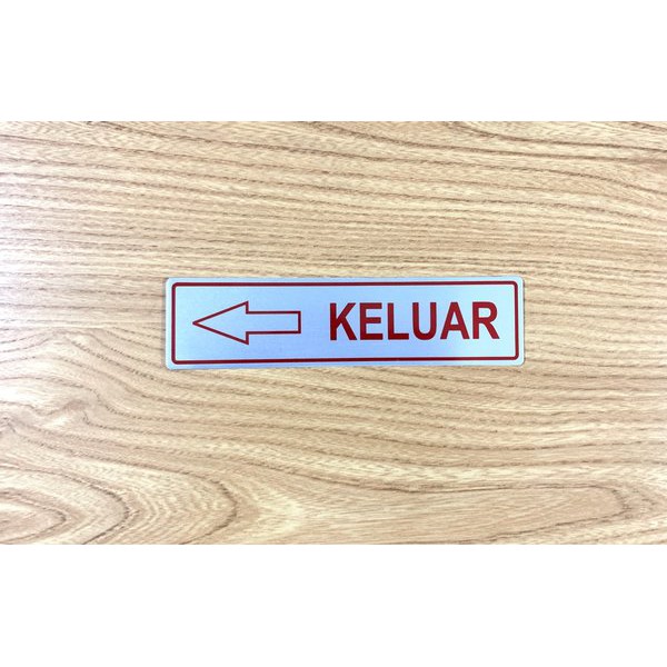 

STIKER PERINGATAN RAMBU ARAH KELUAR