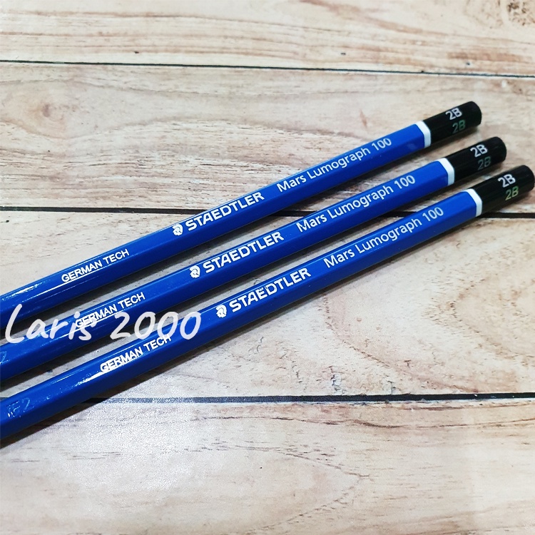 

(Per Pcs) Pensil Komputer Staedtler Lumograph 2B