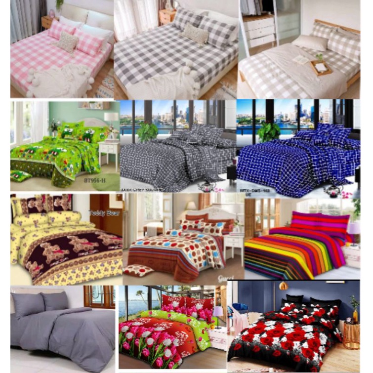 Sprei Jumbo Motif karakter Termurah//Sprei halus Anti luntur//Seprai jumbo murah// Sprei motif//Spre