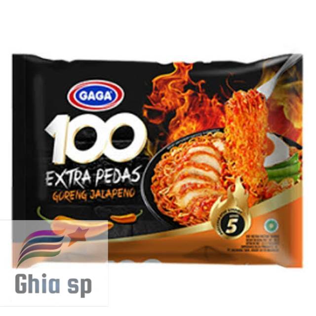 

GAGA 100 Mi Goreng Extra Pedas Jalapeno Level 5 85 gr