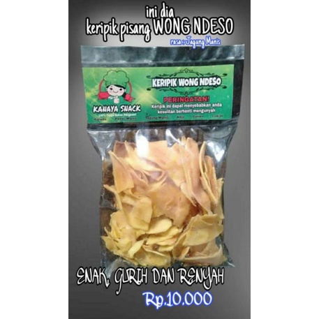 

Kripik Pisang Variant Rasa