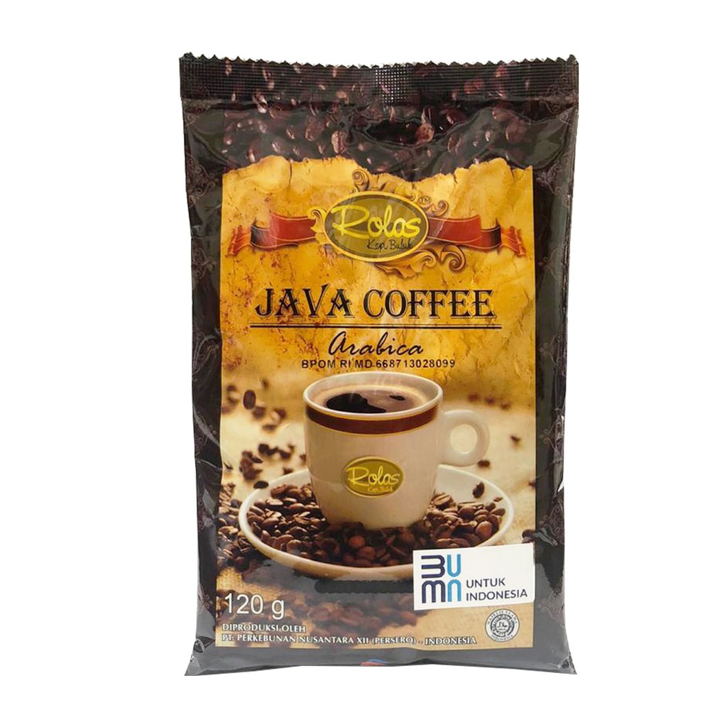 

Kopi Bubuk Arabika 120 gr - Rolas Java Coffee Arabica