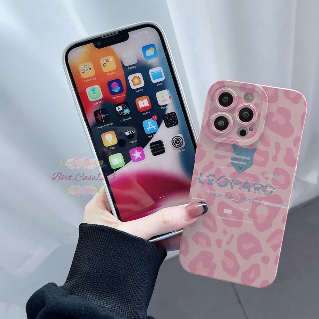 SOFTCASE PROCAMERA CUSTOM NAMA LEOPARD OPPO VIVO SAMSUNG REALME XIAOMI IPHONE INFINIX FOR ALL TYPE BC6637