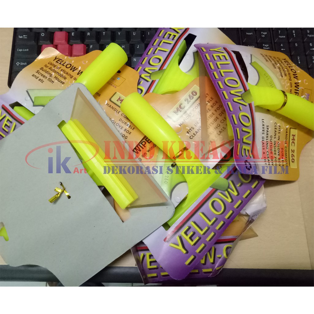 ALAT PASANG PEMASANGAN STICKER STIKER KACA FILM WIPER RAKEL KAPE PREMIUM FULL KARET TEBAL