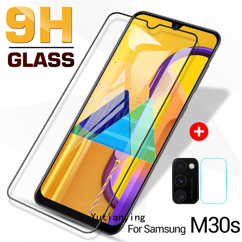 Pelindung Layar Tempered Glass 2 In 1 Untuk Samsung A52 A32 A72 A12 A02S A51 A71 A11 A50 A30S A50S A21S A30 A20 A10 M10 A10S A20S M11