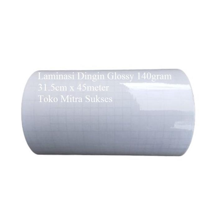 

Laminasi Dingin Glossy A3 31cm x 45m x 140gram