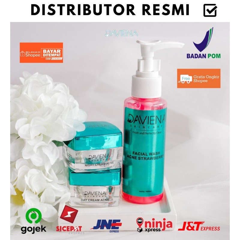 PAKET HEMAT ACNE SERIES DAVIENA SKINCARE JAKARTA davienaskincarejakarta