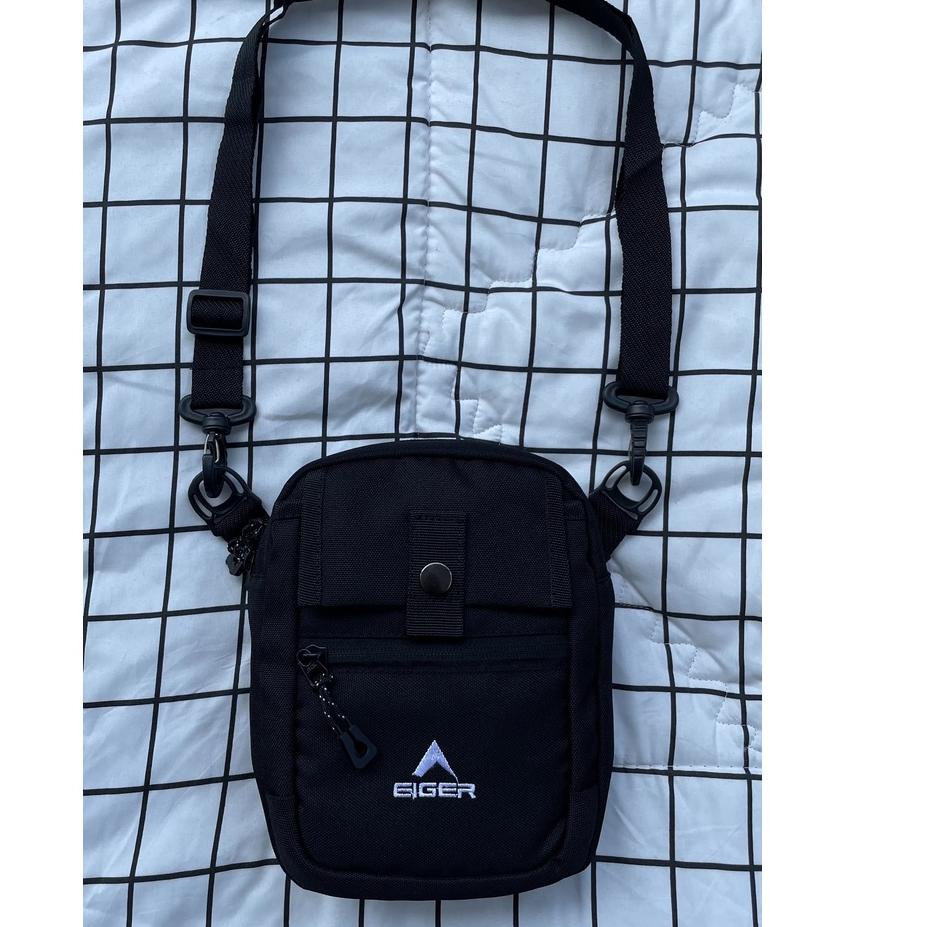 [KODE 8PBOJ] Tas slempang minibag pria dan wanita eige tas slempang mini cowok eige distro premium q