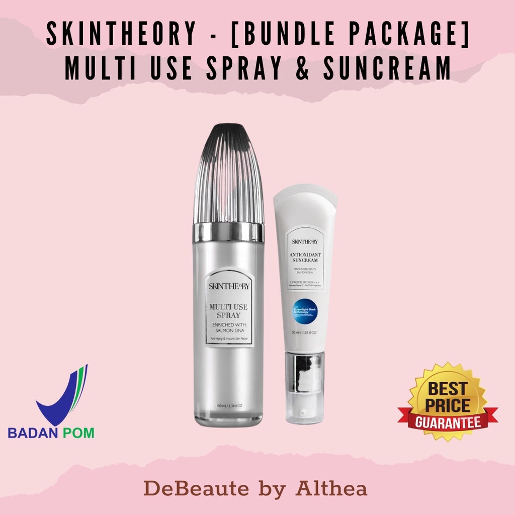 Skintheory Multi Use Spray &amp; Antioxidant Suncream [BUNDLE PACKAGE]