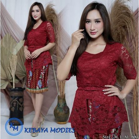 Set Kebaya Brukat Trendly