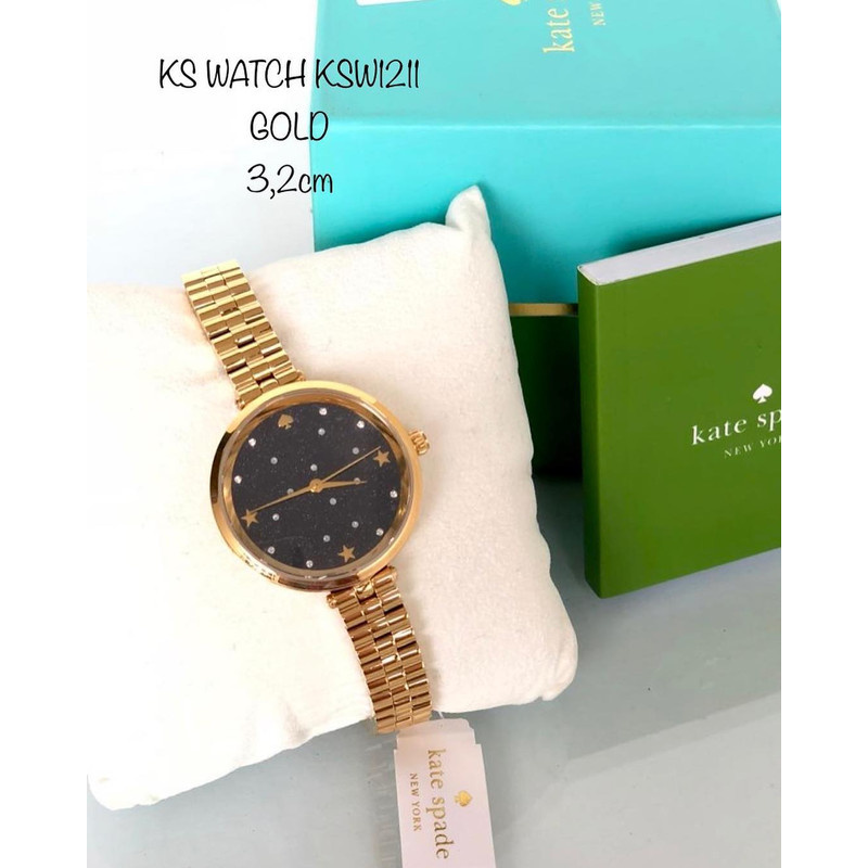 jam kate spade stainless steel watch ksw1211 gold