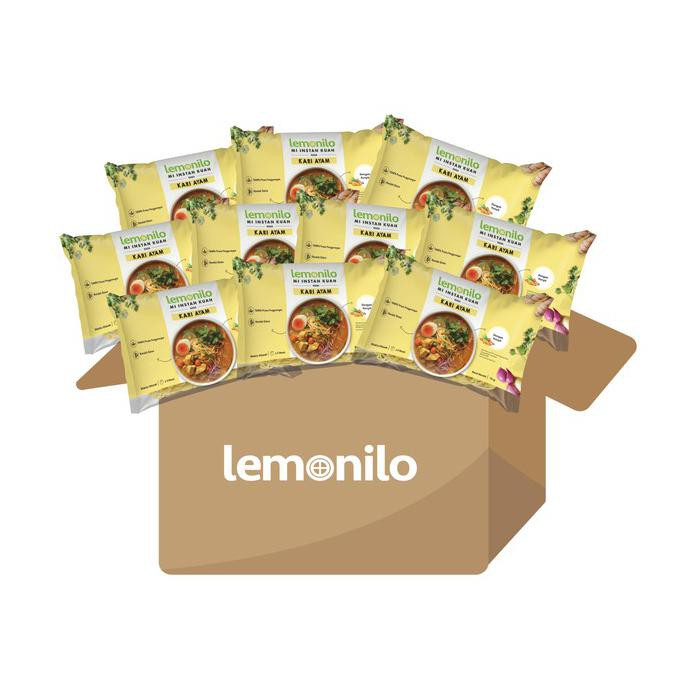 

{BISA COD} Paket Lemonilo Mi Instan Kuah Rasa Kari Ayam Isi 10 Pcs TERLENGKAP [Kode 1|Kode 2|Kode