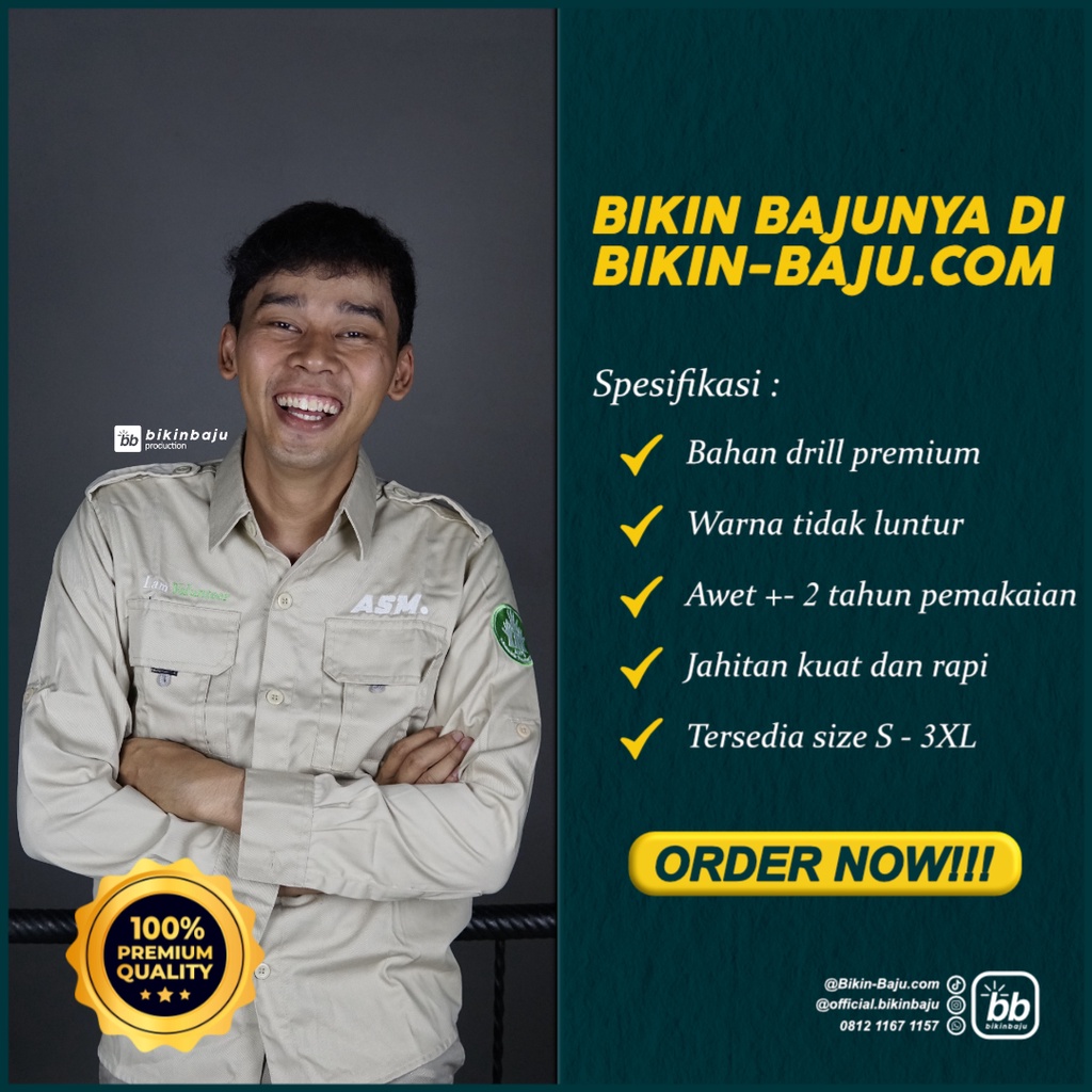 Seragam PDL - Seragam Kerja Lapangan - Seragam Kantor - Seragam Custom - Seragam PDH - Seragam PDH -