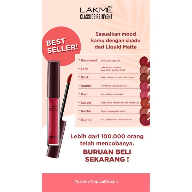 lipstick lakme