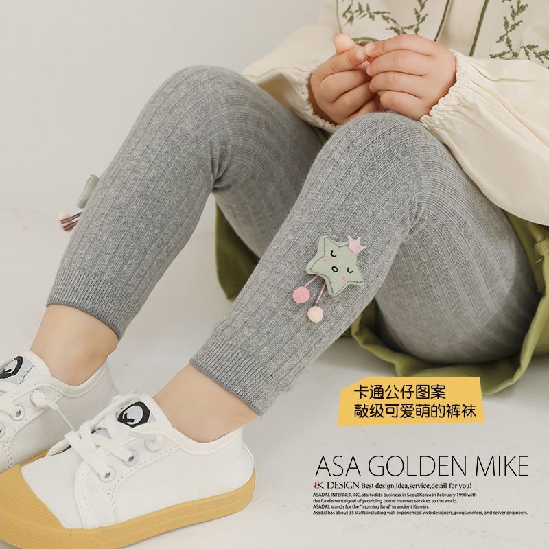 Legging bayi tebal hiasan boneka import baby girl celana legging style korea