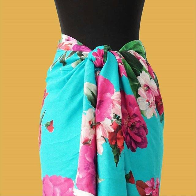  Kain  Rayon  Satin Digital Print  Lebar 140 Shopee Indonesia