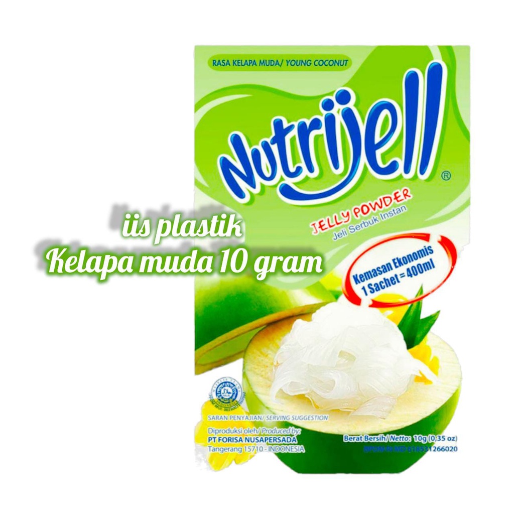 nutrijell 10 gram / nutrijell buah 10 gram / agar nutrijell buah 10 gram