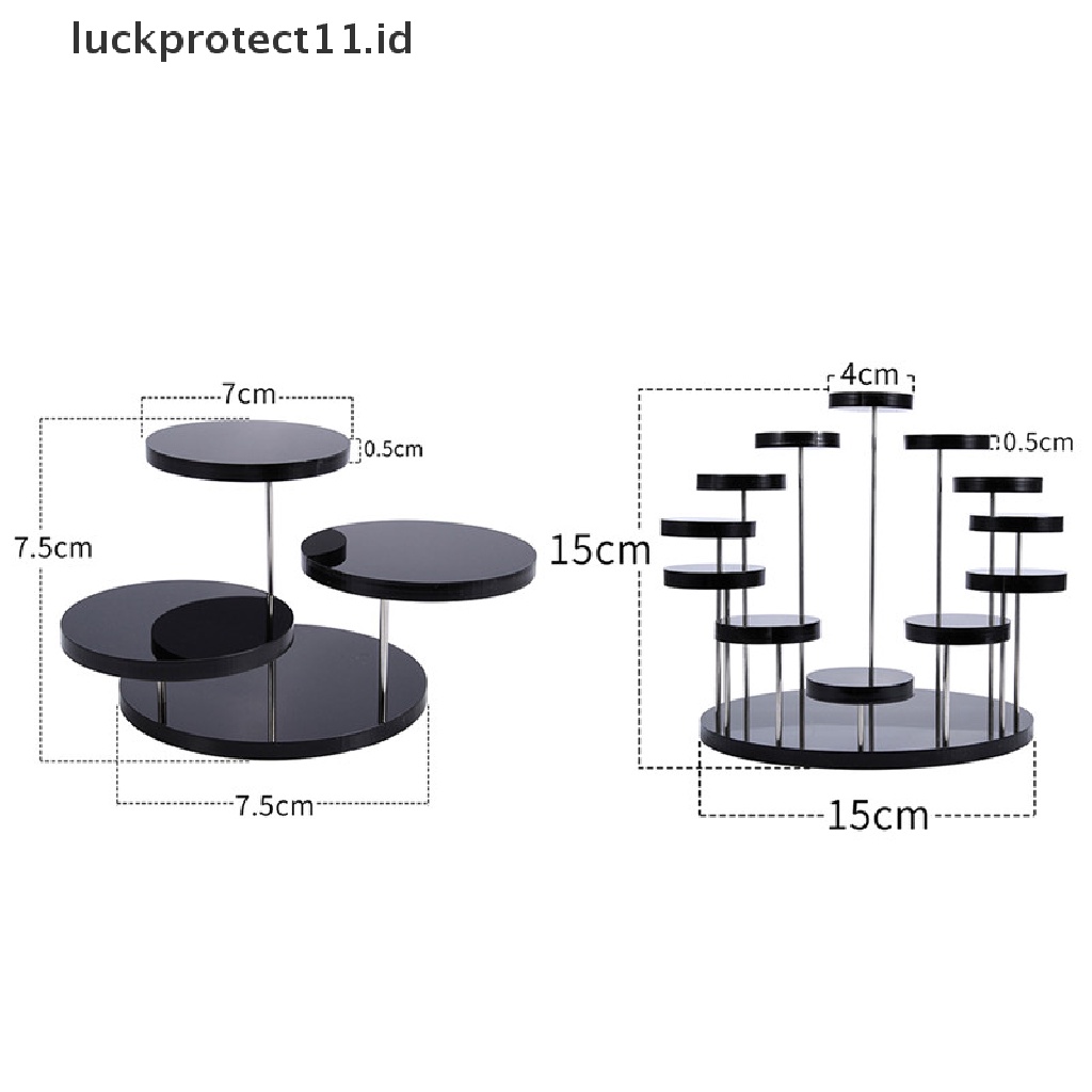 &lt; Luckprotect11.Id &gt; Stand Display Cupcake Bahan Akrilik Untuk Dekorasi Pesta