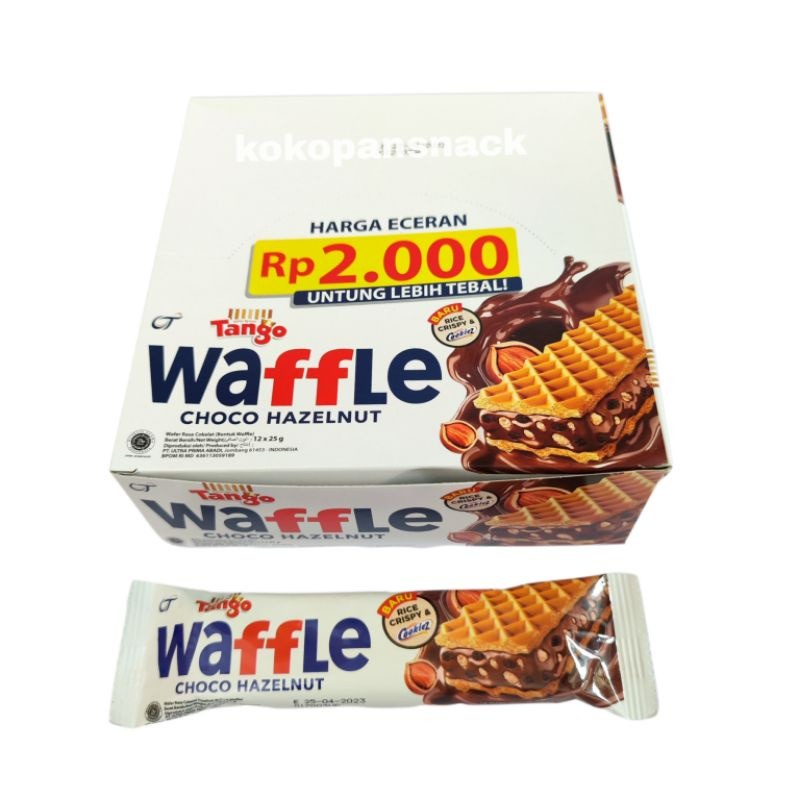 BOX - Tango Waffle Choco Hazelnut 12pc x 25gr