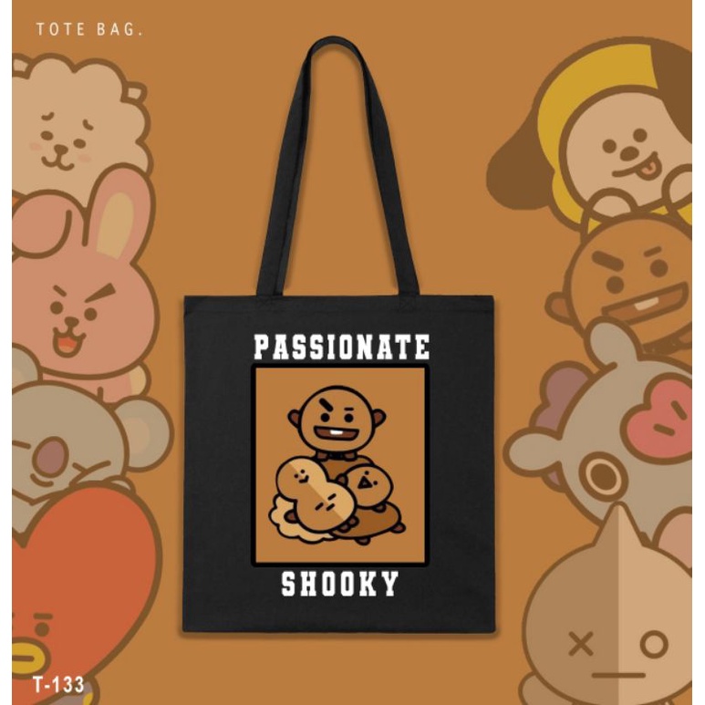 TOTE BAG PASSIONATE BT21